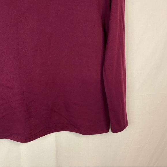A NEW DAY Maroon Basic Long Sleeve Tee Shirt Undershirt Size XXL - Picture 7 of 9